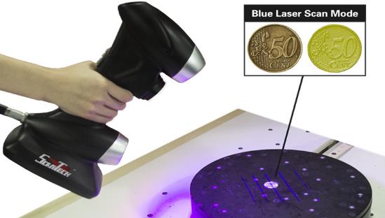 幾種不同類型的三維掃描儀技術特點介紹